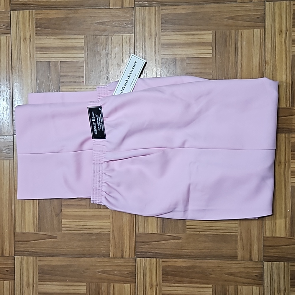 ALFRED DUNNER pull on pink pants